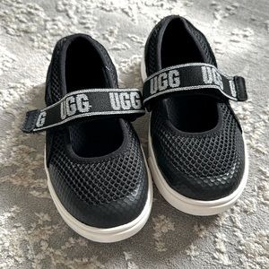 Black ugg Mary Jane style
